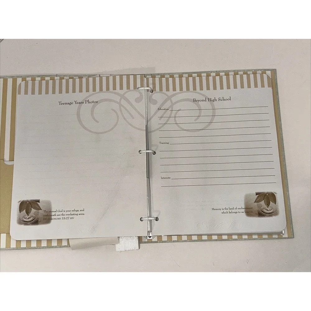 DaySpring In Loving Memory Chapters of Life Keepsake Photo Album Memory Book
